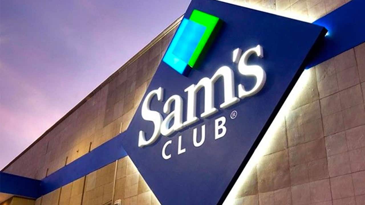 20 hero Sams Club logo at night