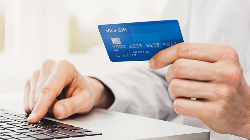 how to add visa gift card to paypal