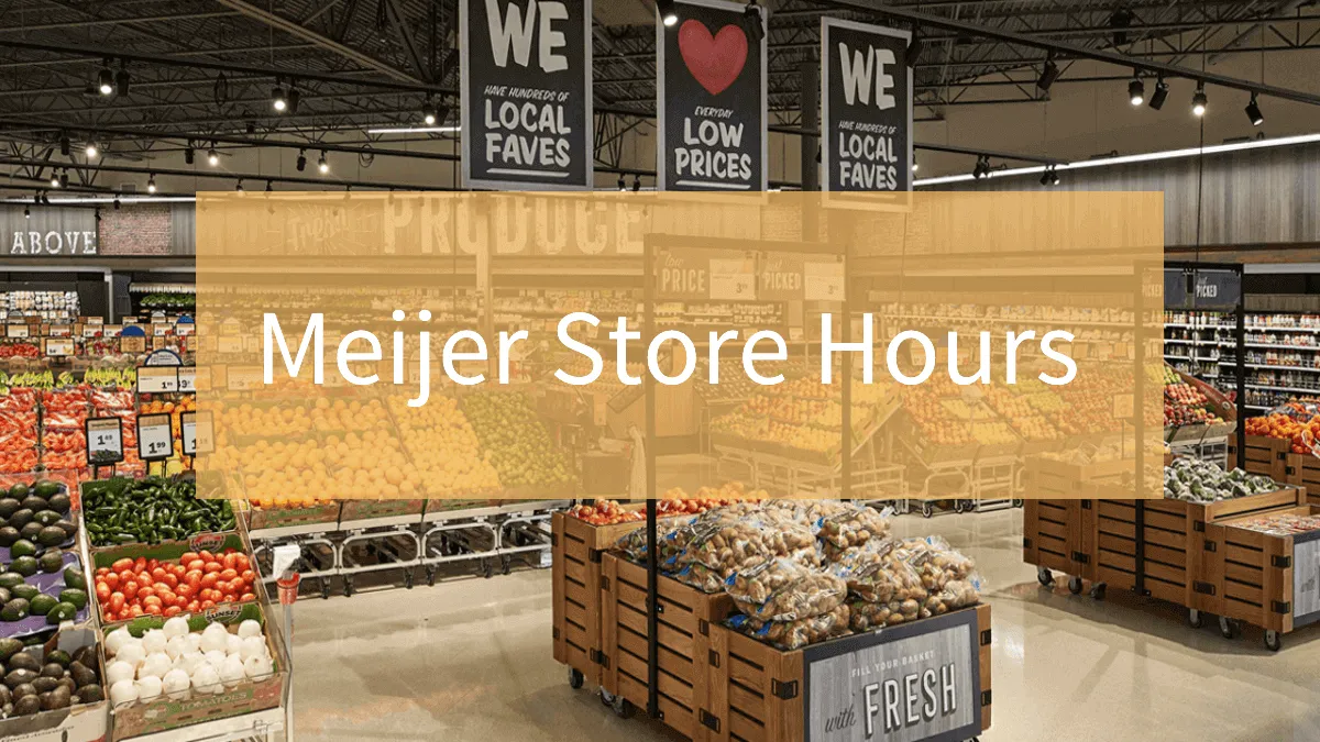 Meijar Pharmacy Hours