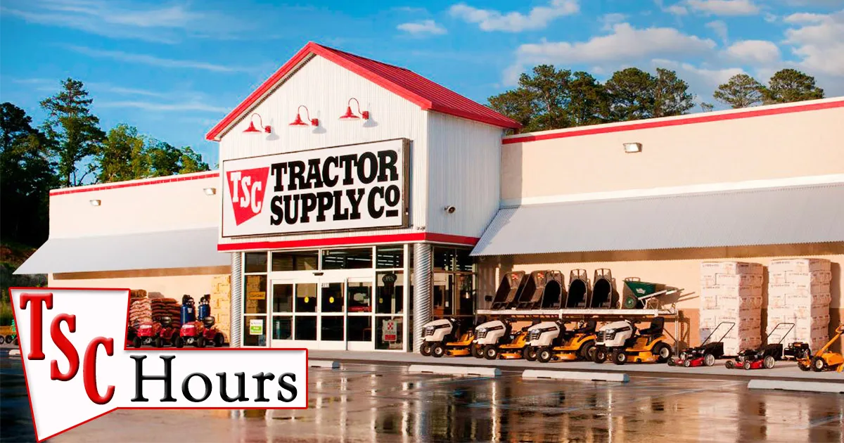 Tractor Supply Hours